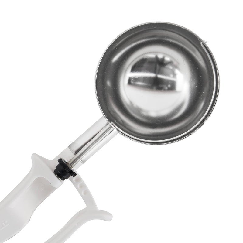 Zeroll - 2006 Zeroll Universal Standard Length EZ Disher Food Portion Control Scoop Designed for Right or Left Hand Use Dishwasher Safe NSF Approved  3-Inch  White - Image 3